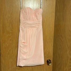 Jordan Fashions Light Pink Bridesmaid Dress